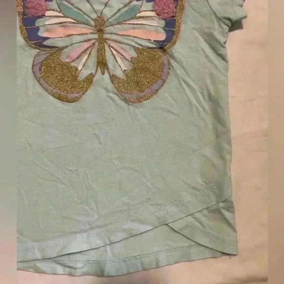 Carter’s Butterfly Shirt Girls Kids Size 4T Blue - Picture 5 of 5